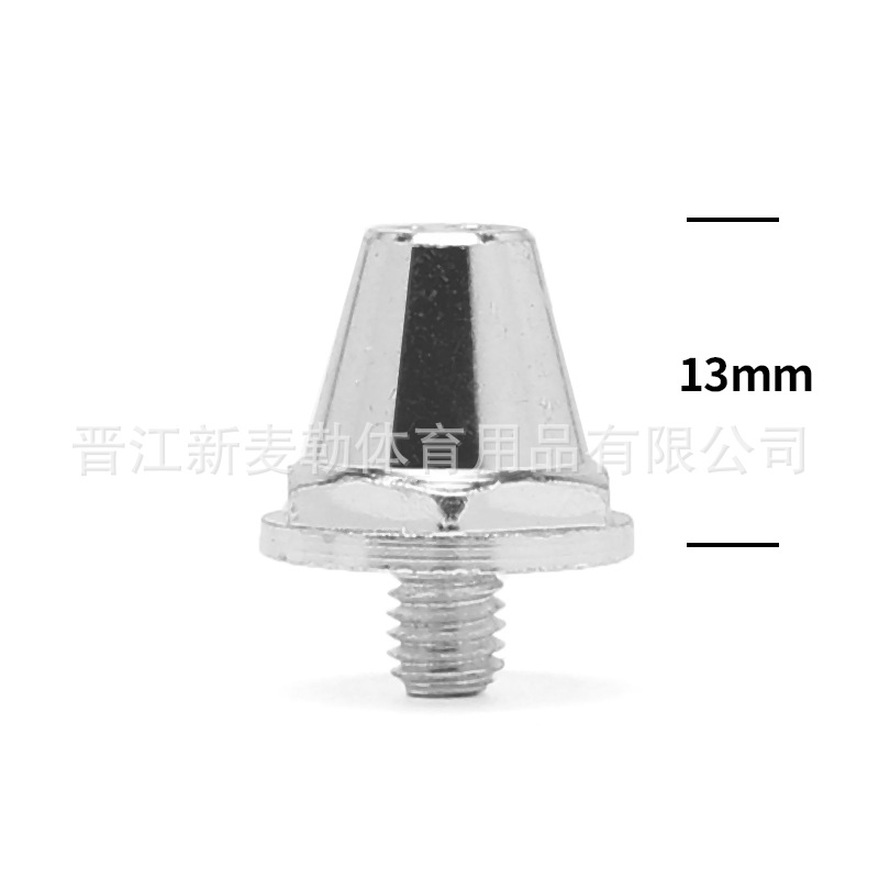 Factory Direct Sales Cross-Border Hot Selling Football Shoe Spikes Aluminum Nails 11mm, 13mm, 15mm Multi-Color Optional Football Supplies