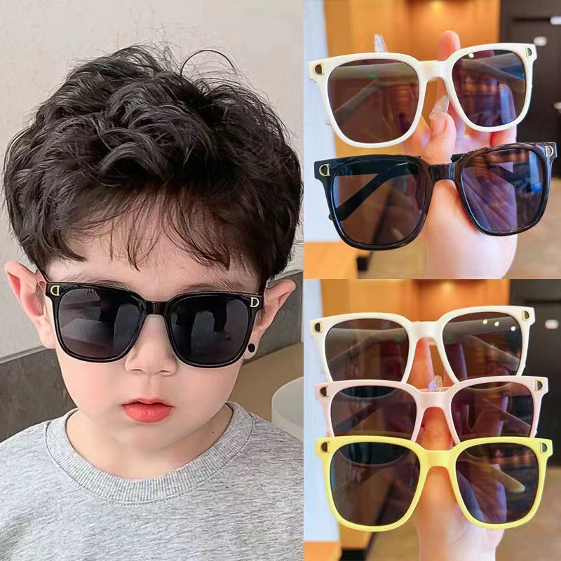 New Children's Sunglasses Boys and Girls Fashion Trend Sunglasses Street Shot Parent-Child All-Match Anti-UV Glasses