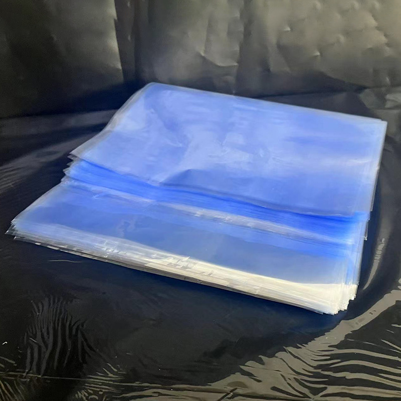 Manufacturer Supplies Pvc Heat Shrinkable Film, Bottle Heat Shrinkable Bag, Plastic Sealing Film on Both Ends, Pvc Curved Bag