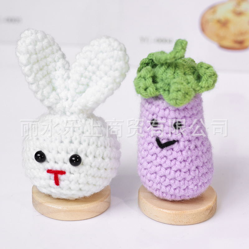 Doll Accessories Wooden Figure Fixed Wool Felt Solid Wood Handmade Standing Base Support Frame Crochet Doll Doll