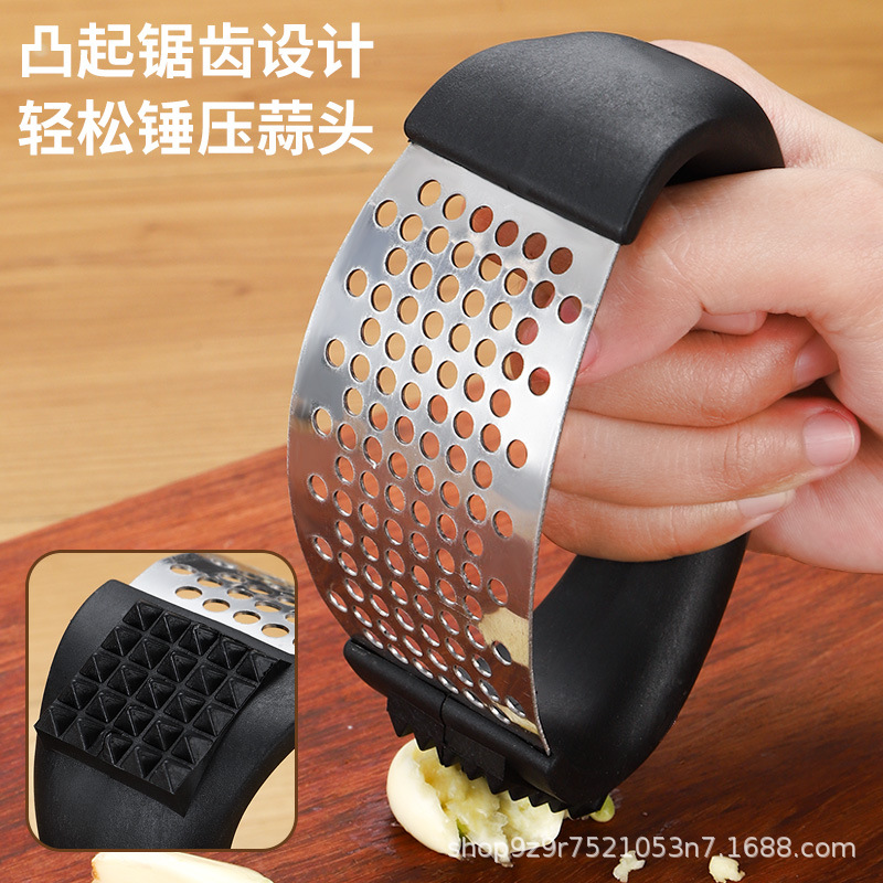 Garlic Press Thickened Manual Press Garlic Puree Artifact Garlic Press Stainless Steel Garlic Press Factory Price Batch Ring Press Garlic Puree