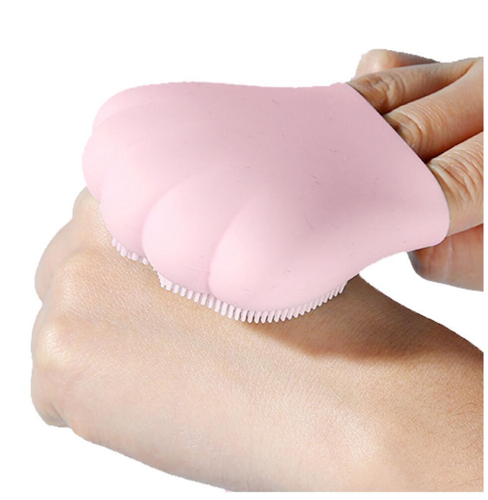Silicone Cleansing Brush Color Cat's Claw Cleansing Brush Cleaning Pore Shampoo Face Brush Manual Soft Cleaning Silicone Brush