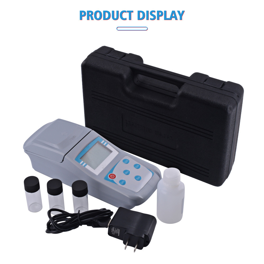 ZD-2A Microcomputer Intelligent Handheld Portable Turbidimeter Digital Display Water Quality Assay Colorimetry Used in Swimming Pool, etc.