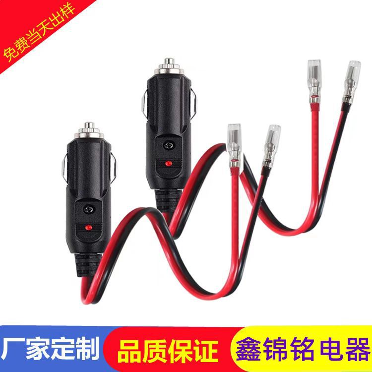 Штекер прикуривателя силовой кабель 16AWG красный и черный рядом 6 см американский бакелитовый штекер прикуривателя оптовая продажа