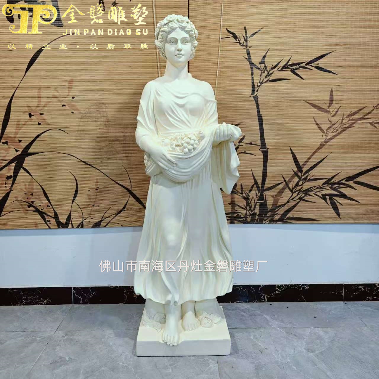 European-Style Western Goddess Sculpture Ornament for Square Courtyard Hotel Villa Landscape Beauty Angel Statue Ornament Landscape