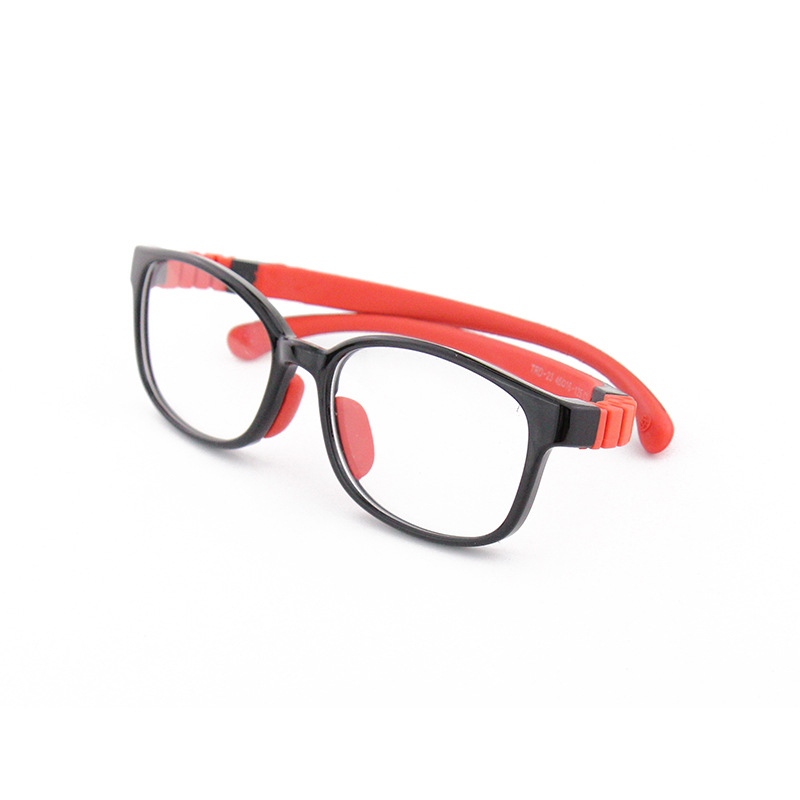 New Tr90 Silicone Nose Pads for Kidsren's Flat Glasses, Removable Temples, Comfortable and Lightweight Frames, Can Be Equipped with Prescription Glasses