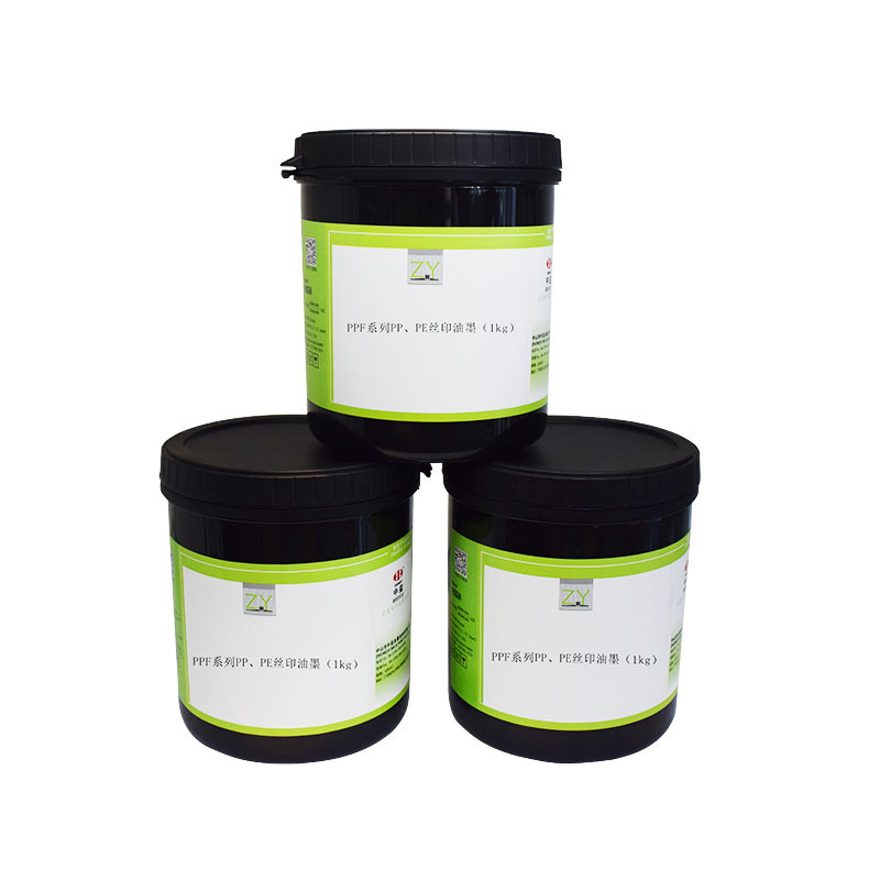 Zhongyi Ppf Series Screen Printing Ink Is Suitable for Hard Treated and Untreated Pp Pe Similar Materials
