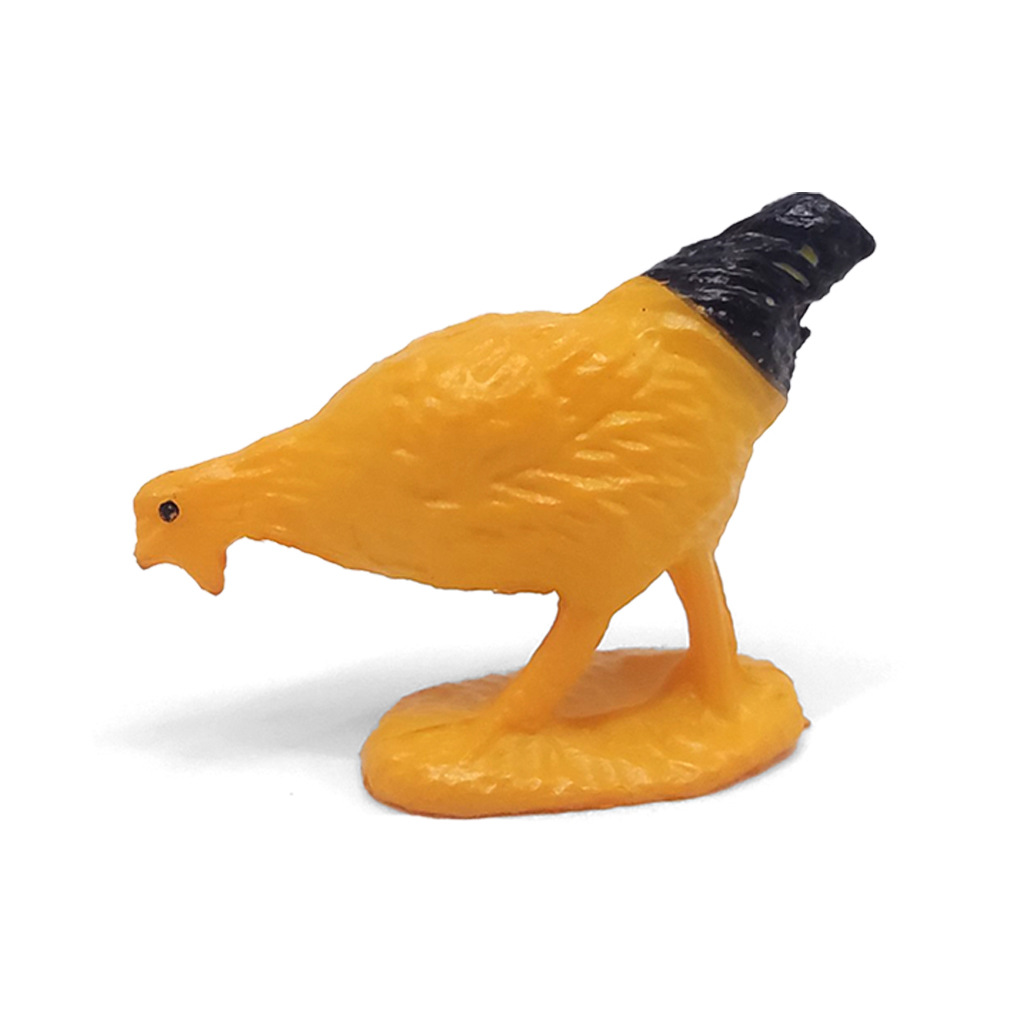 12 farm small animal model cattle Horse Sheep Pig rabbit chicken duck goose simulation model flexible glue children's toy cross-border