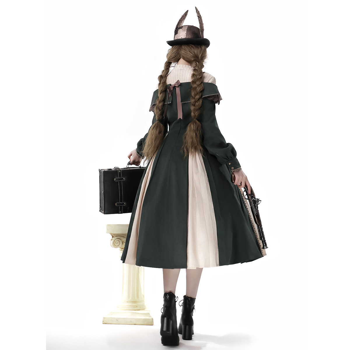 Bear Dou Sauce Original Tour Song Lolita Female Lolita Base Shirt dress Daily Cute suit 6968