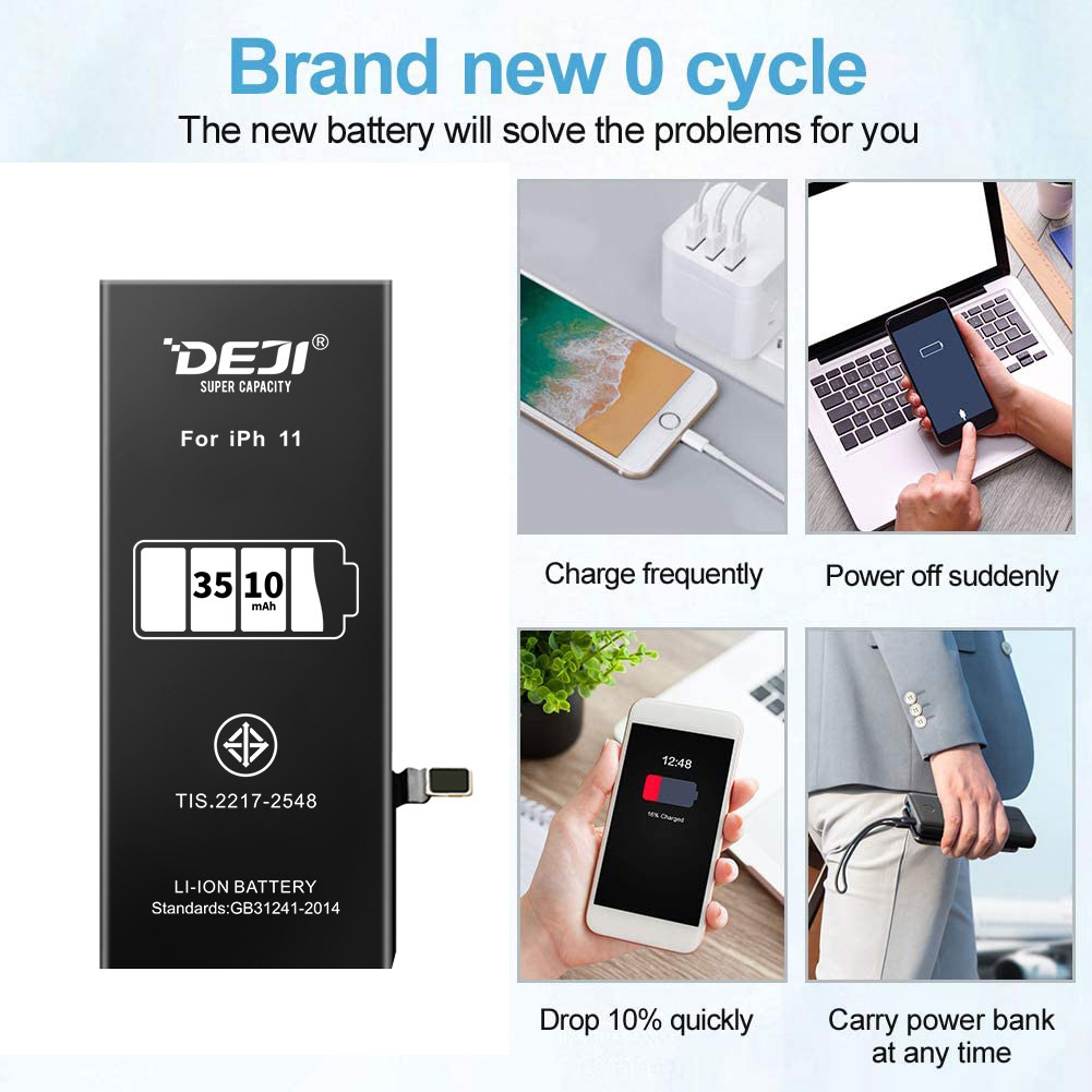 Cross-border DEJI for Apple's full range of mobile phone batteries iPhone battery phone built-in battery