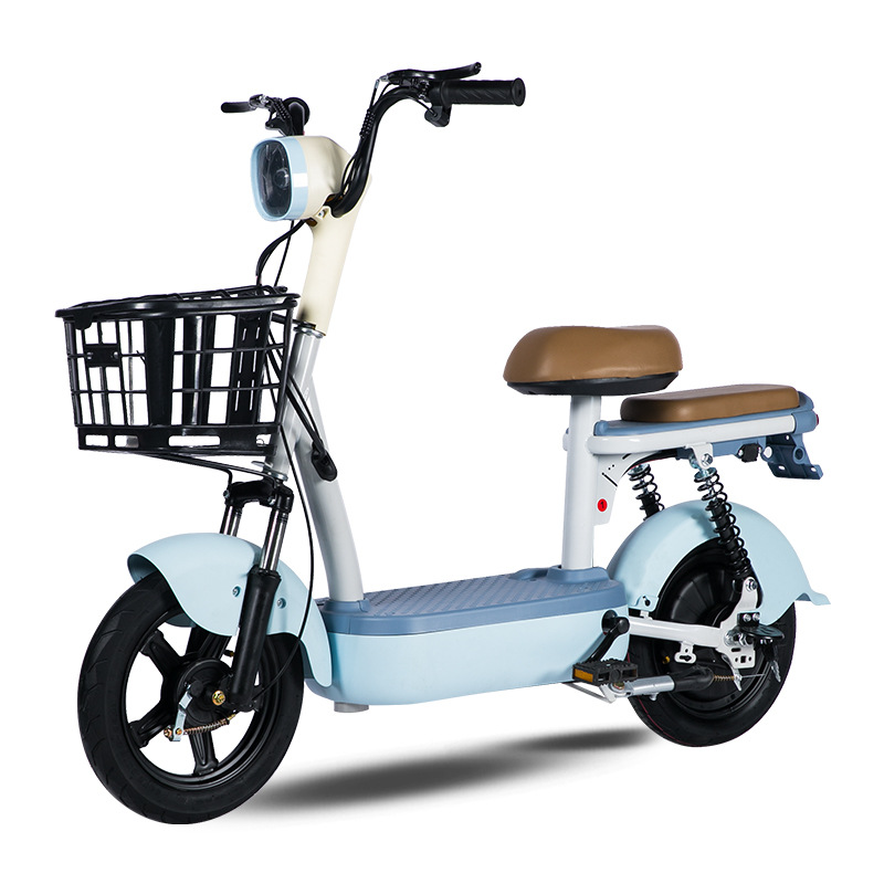Cross-border direct supply to continue the star small Jinlong new national standard electric bicycle city commuter double walking power electric vehicle