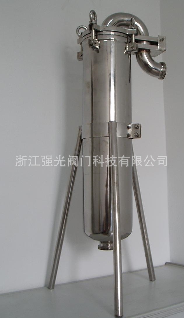 Qgsl Type Sanitary Double Barrel Filter,Milk Filter,Chinese Medicine Filter,Stainless Steel Filter