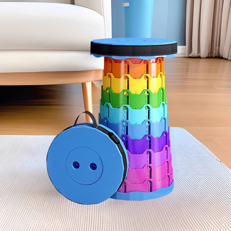 Портативный многофункциональный складной стул для горного кемпинга, пластиковый, регулируемый для рыбалки