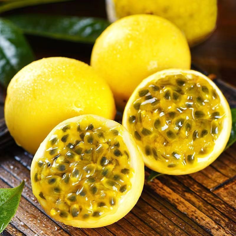 Guangxi Qinhoney No. 9 Golden Passion Fruit 2.5kg Fresh Fruit Passion Fruit Puree Full Box Free Shipping Seasonal New Fruit