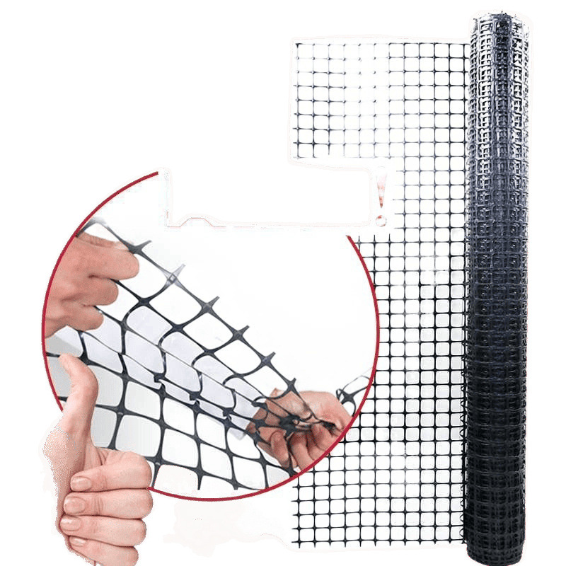 Thickened Chicken and Duck Fence Net, Plastic Net for Poultry Farming, Rubber Ring Garden Protection Net, Corn Grid Fence