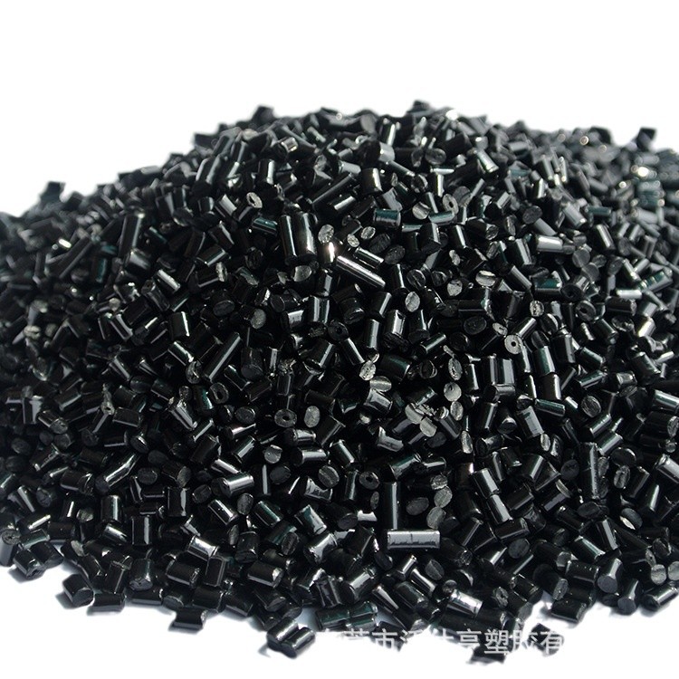 Imported Overseas Direct Supply Black High-gloss ABS Recycled Material Impact 14 +