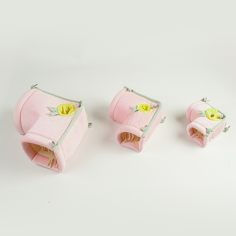 Rabbit Right Angle Cage Inner Tunnel Hammock Ji Zi Pet Nest Hamster Semi-Enclosed Channel Small Zhu Rat Corner Hanging Nest