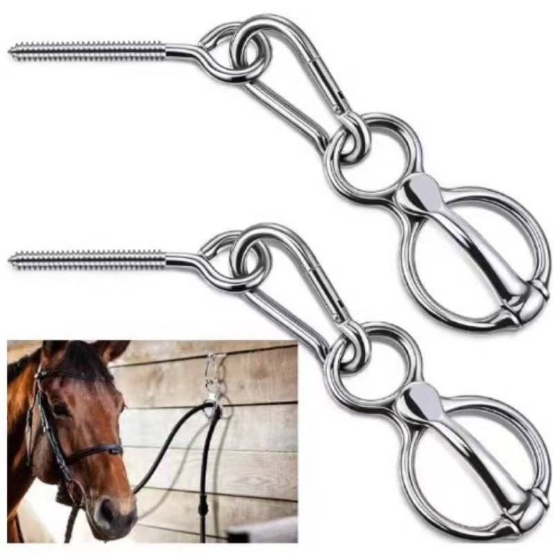 Оптовая продажа стальных болтов для упряжи, комплект из трех частей, пряжка для веревки