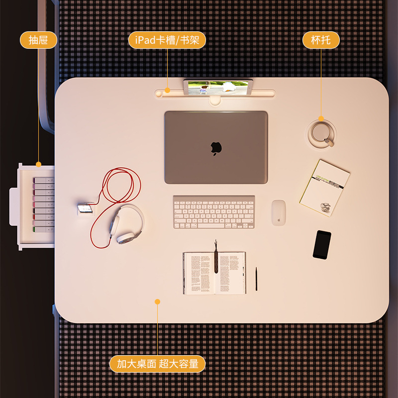 Factory direct bed desk foldable small table dormitory computer table small table board home office study table