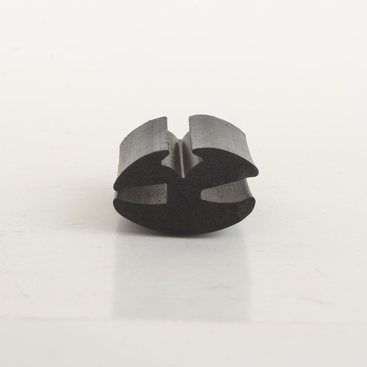 Three-mouth sealant strip installation glass parts automobile agricultural shed mechanical observation window rubber decorative protective layering