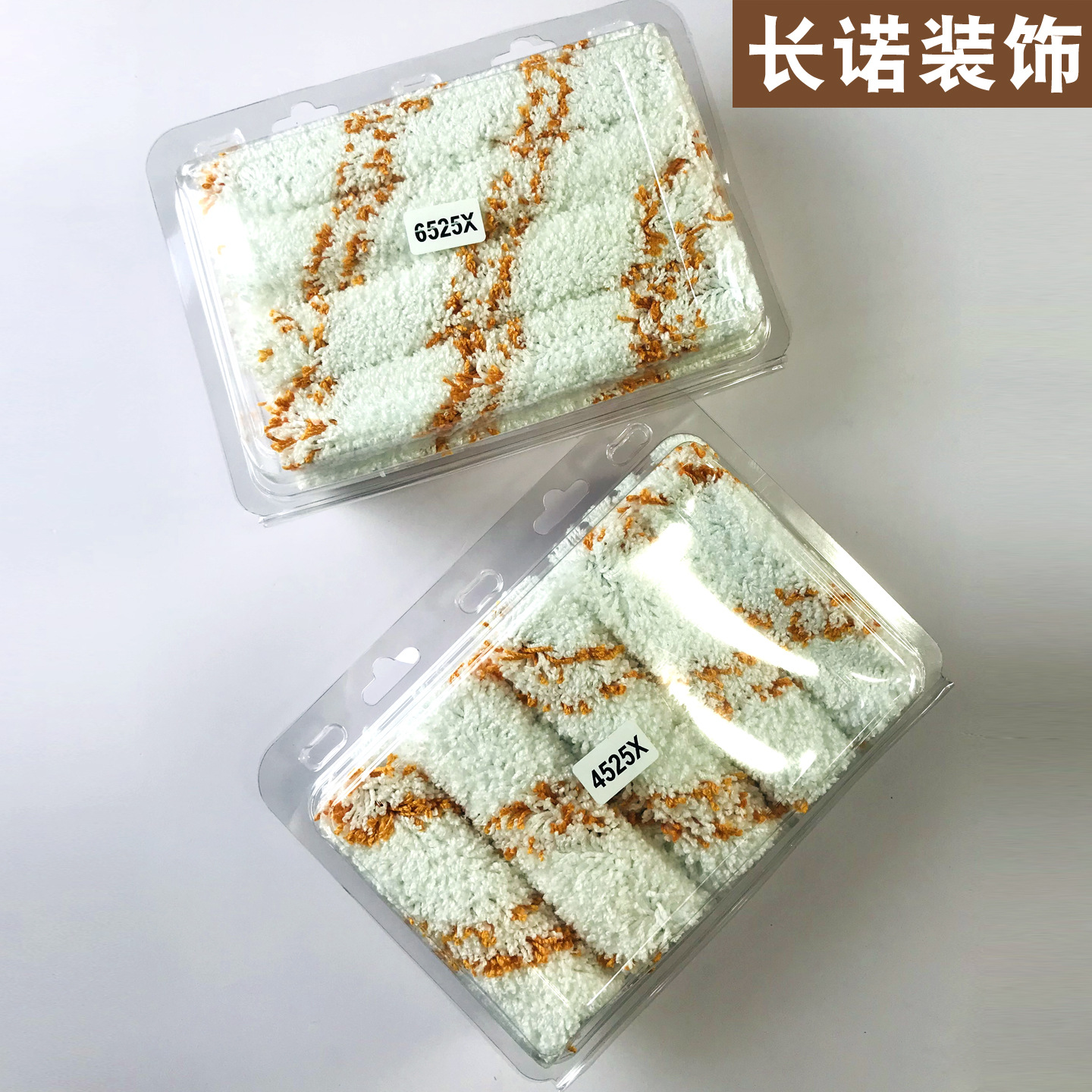 Manufacturer 4inch / 6inch Water Ripple Small Roller Brush Texture Paint Lambskin Art Paint Roller Latex Paint Texture Brush