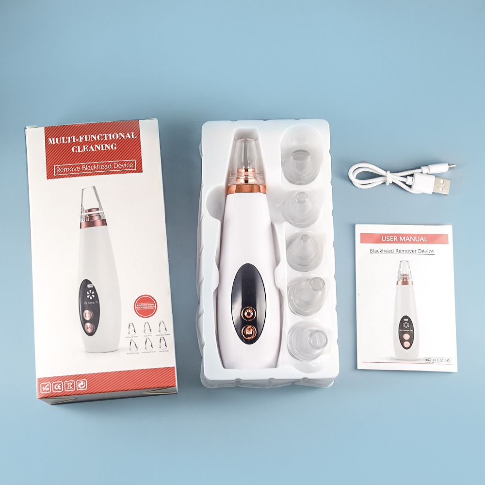 New Blackhead Suction Device, Acne Suction Pore Cleaning Device, Blackhead Cleansing Device, Household Rechargeable Blackhead Suction Device