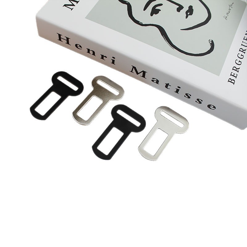 Dog Car Safety Insurance Buckle Electrophoresis Black Traction Rope Buckle Anti-Rust and Anti-Scratch Metal Buckle Wholesale