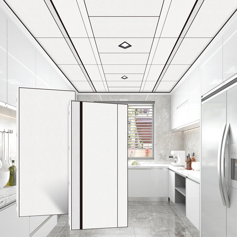 Aluminum gusset plate integrated ceiling wholesale 300600 large plate kitchen bathroom balcony ceiling keel full set of accessories