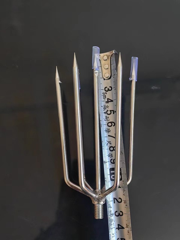 Factory Wholesale Stainless Steel Barbed Harpoon Round Seven-Tooth Lantern Harpoon Fishing Tools Fishing Gear Accessories Wholesale