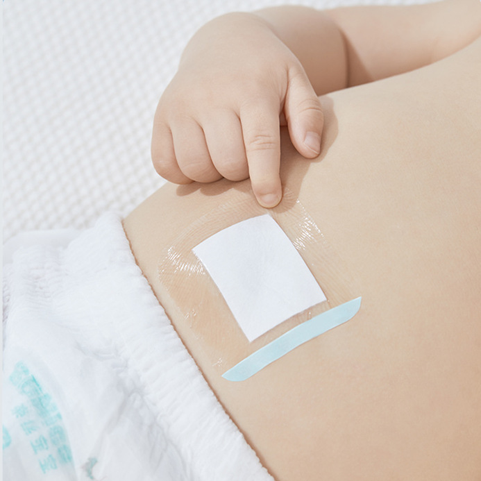 Dunbang Weishi newborn navel protection baby bath waterproof stickers baby breathable skin-friendly swimming stickers 10 pieces/box