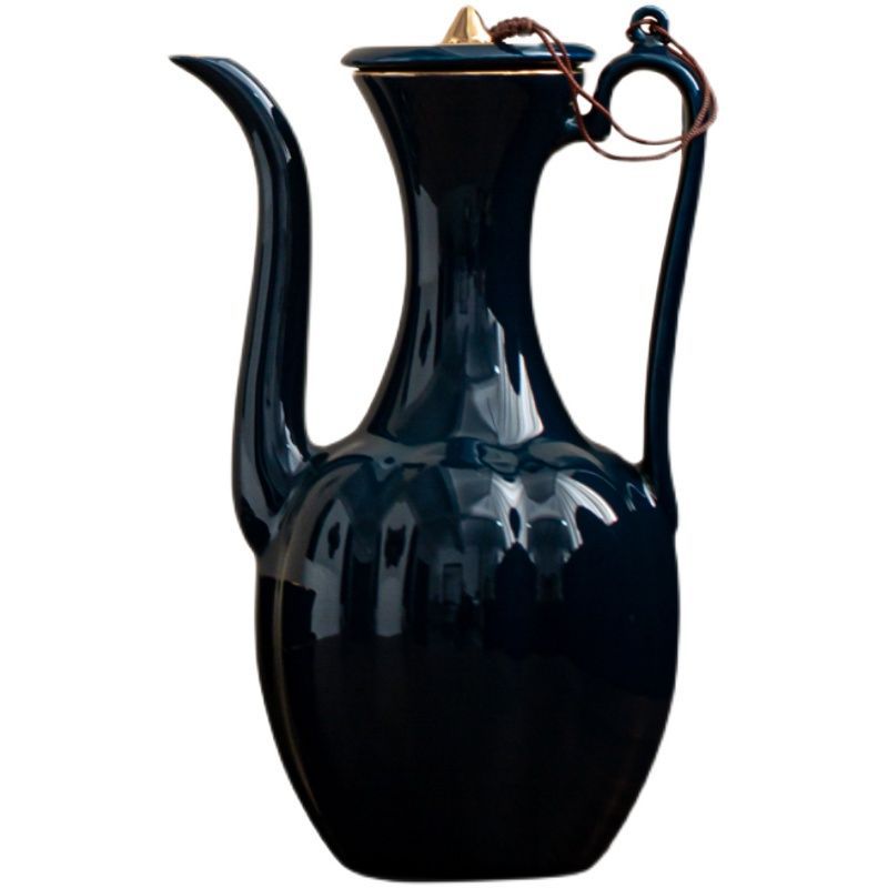 Wedding Wine Warmer, Old-Fashioned Household Liquor Dispenser, Hot Wine Pot, Wine Warmer, Yellow Wine Ceramic Wine Set, Wedding Banquet