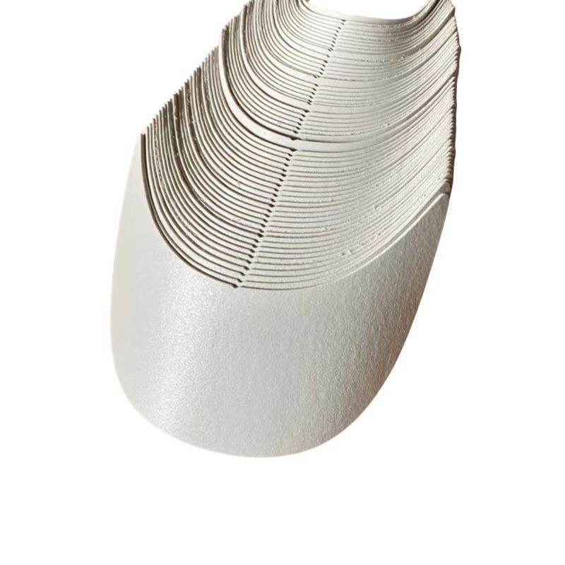 Manufacturers produce PE foam plastic brim cap sunshade cap core 15cm long hat eyebrow White