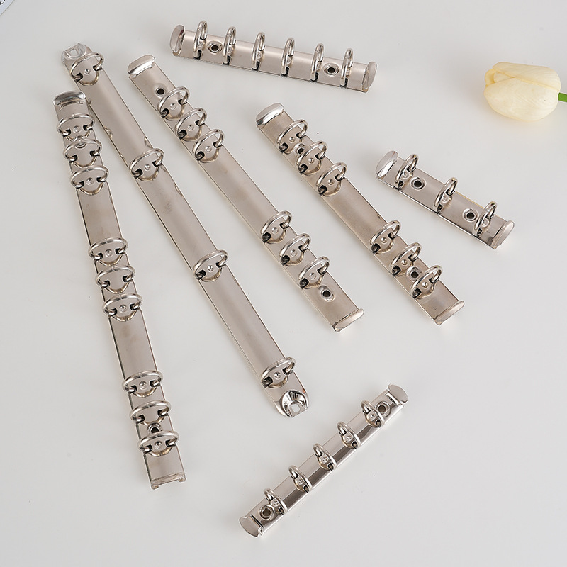 Notebook binder 6-hole universal A6A5A4A7A8M5B5 paper inner core binding storage clip metal iron ring