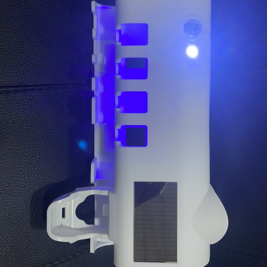 Disinfection toothbrush holder UV tooth sterilizer multifunctional toothbrush box toothpaste squeezer toothbrush stocker manufacturers