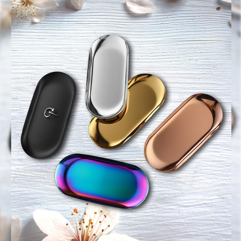 Нержавеющий стальной поднос для алкоголя, овальный поднос для ювелирных изделий, поднос для дим-сама, большой поднос, скандинавский стиль