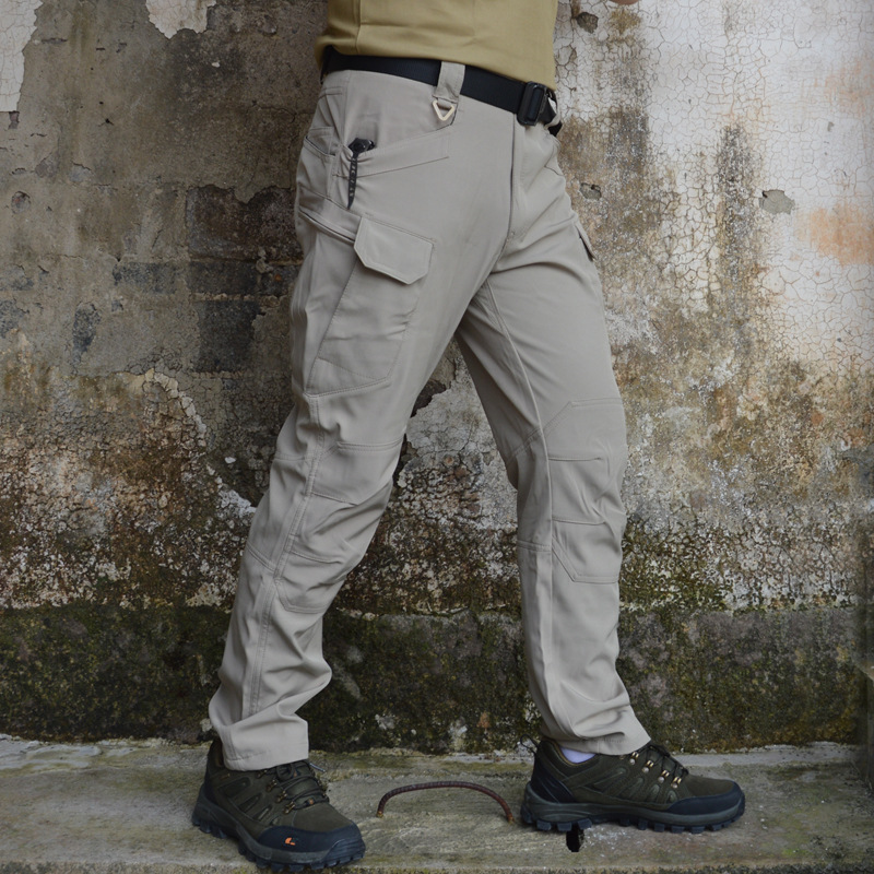 Archon X7 Tactical Pants Spring & Fall Outdoor Slim Stretch Waterproof Camouflage Clothing Training Pants Cargo Pants Loose and Wear-Resistant