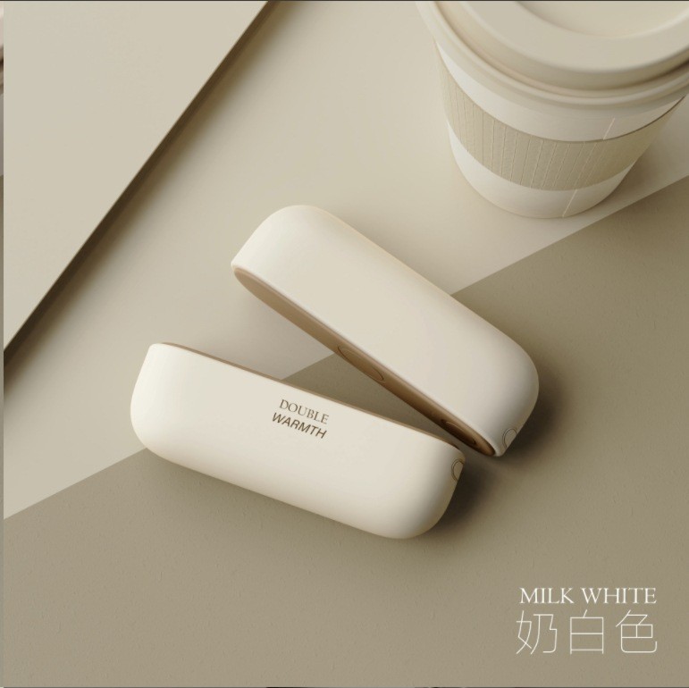 Cross-border new magnetic suction hand warmer creative split USB outdoor warm baby portable two-in-one charging treasure