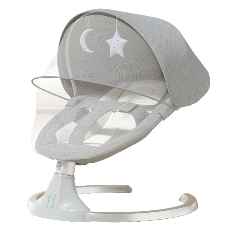 Cross-Border Baby Rocking Chair to Coax Baby, Baby to Sleep Recliner, Newborn Electric Cradle Soothing Chair Factory