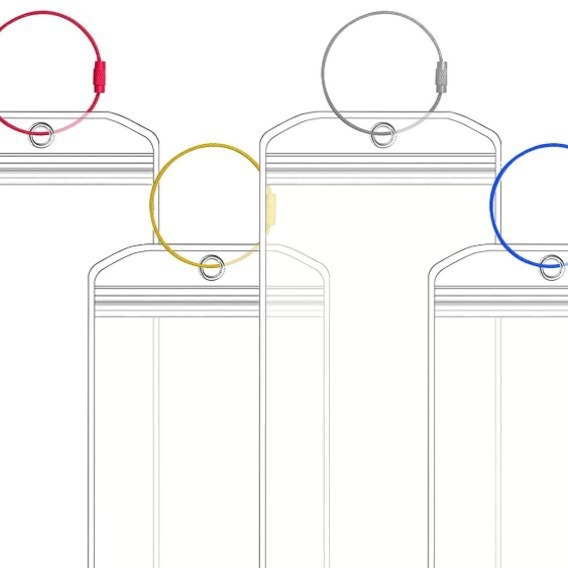 Hot Sale Customized Customer Size Pvc Soft Rubber Boat Brand Luggage Tag Transparent Anti- Travel Tag Card Sleeve