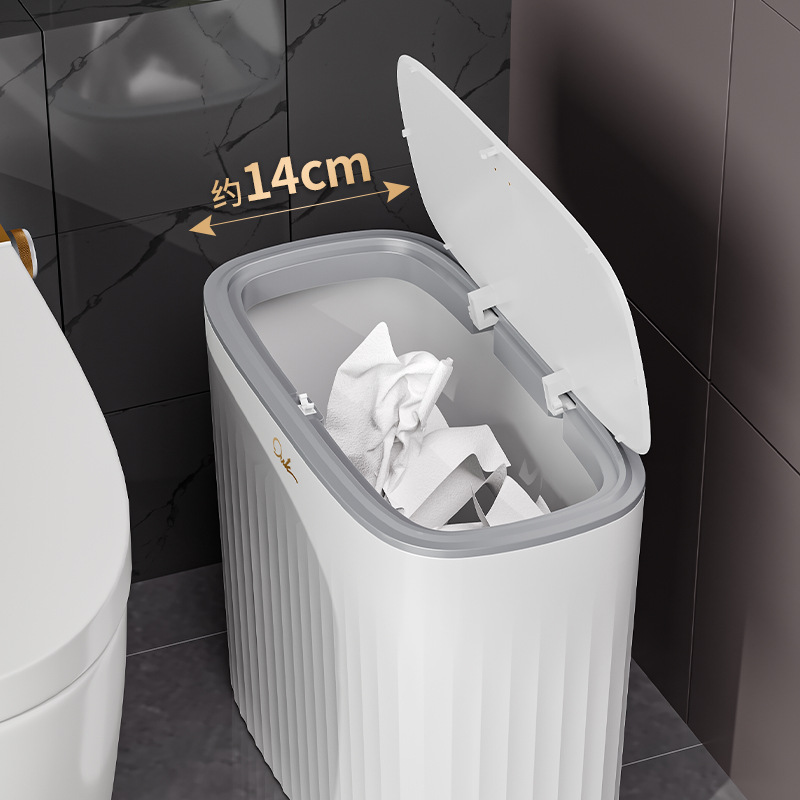 Gap garbage can household advanced sense bathroom living room kitchen garbage can pressing garbage can batch