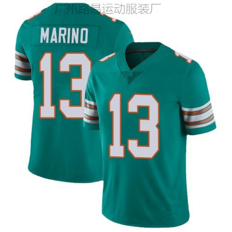 Dolphins Jersey Dolphins Embroidered Rugby Uniform Wholesale 1 # Tagovailoa 10 # Hill 17. #
