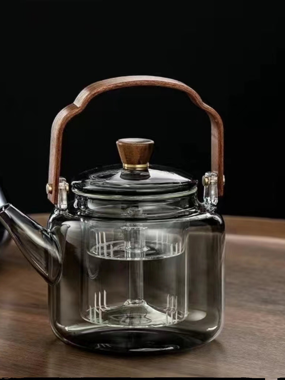 Новый чайник с большой емкостью для пара и приготовления, все в одном, с жаропрочным толстым боросиликатным стеклом, электрическая керамическая плита