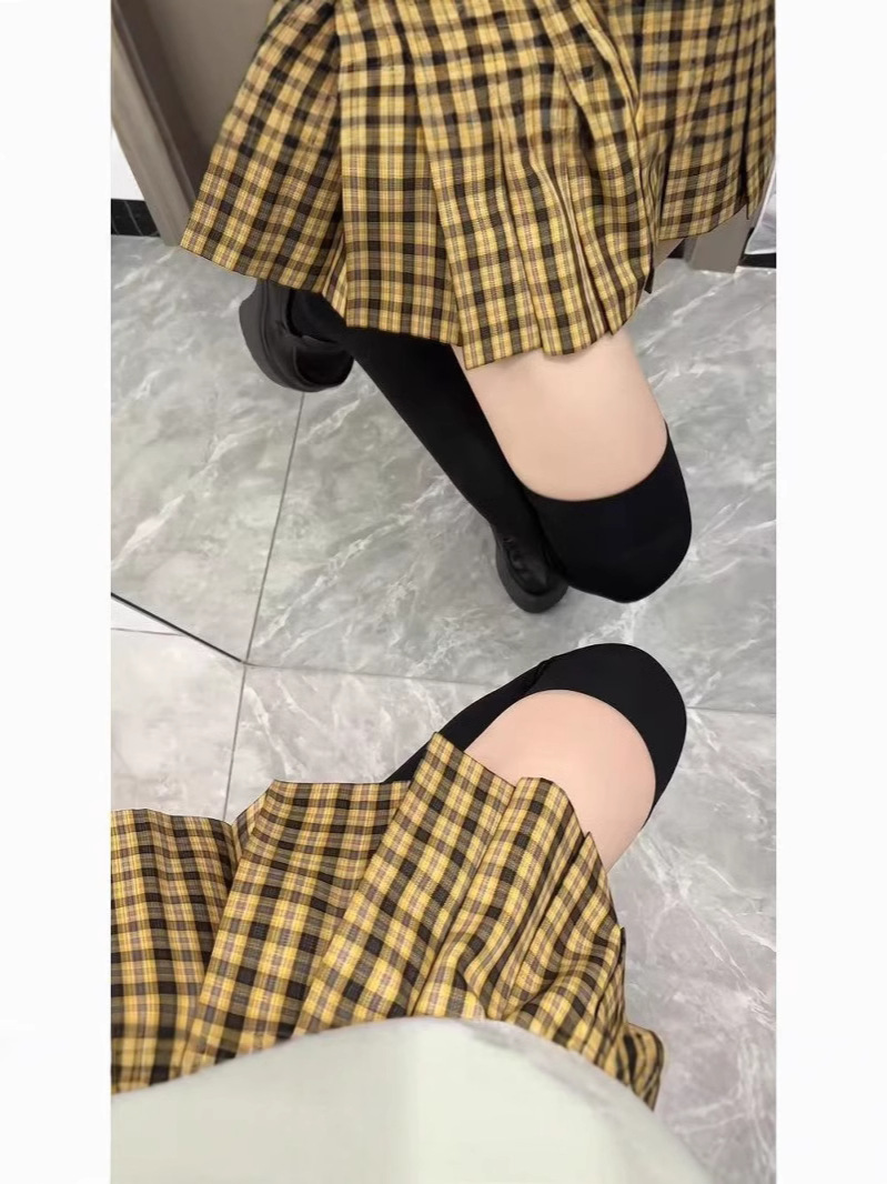 School-style Sunflower Skirt Original JK Uniform Knitwear Pullover Sweater Stacked Slim College Style Girl