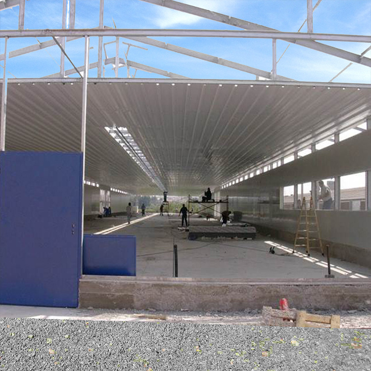 Steel Structure Chicken Coop Exports Produce Modernized Prefabricated Chicken Coop Steel Structure Chicken Coop Chicken Poultry House