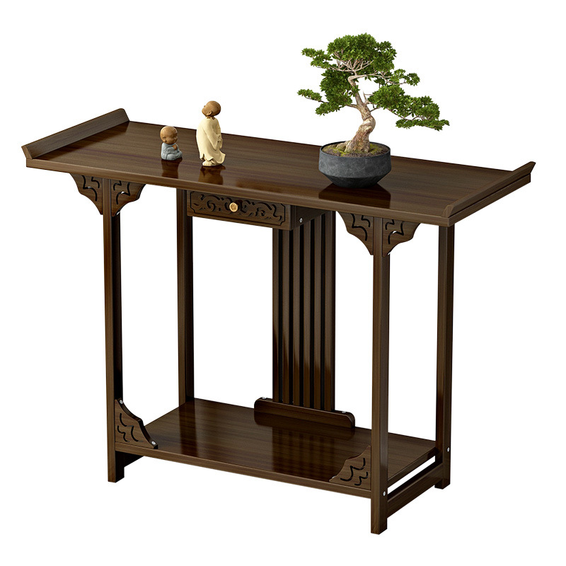 New Chinese style desk home incense table Middle Hall Shentai Gong table hallway cabinet Modern tribute table Buddha table incense Buddha shrine god table