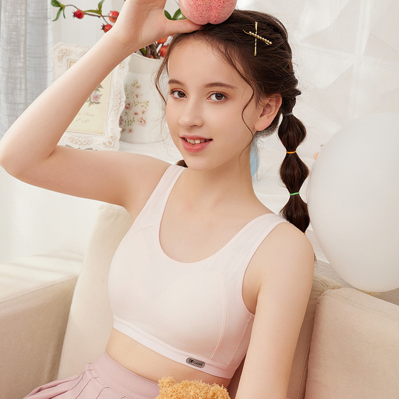 Girls' Underwear Development Period Junior High School Students Small Vest Girls' Children's Cotton Large Size Comfortable Bra