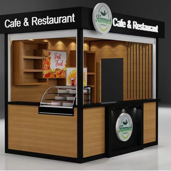 Mobile sales kiosk container mobile room outdoor outdoor creative steel structure waterproof mobile housing manufacturers wholesale