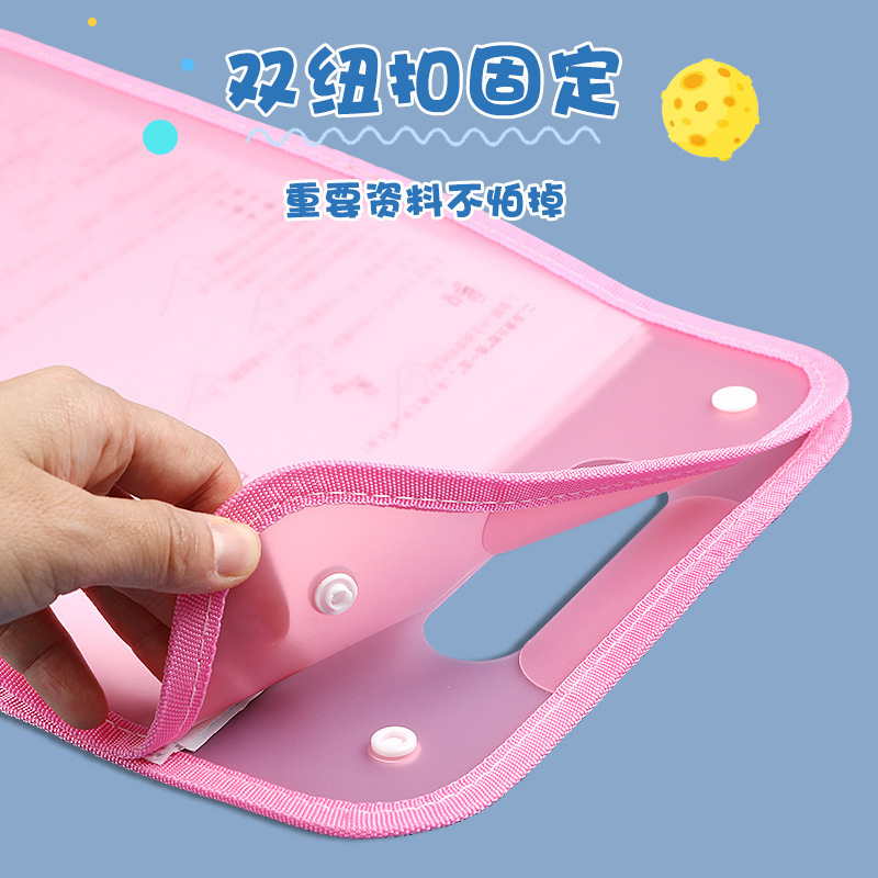 Large Capacity Organ Bag A4 Portable Folder Student Test Paper Bag Multi-Layer Storage Finishing Artifact Subject Classification