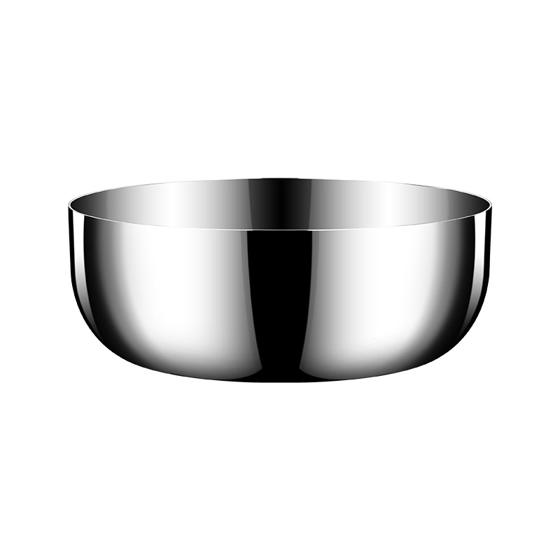 316 stainless steel thickened three-layer steel and basin deepened kneading basin hair basin hot pot soup basin with lid food grade