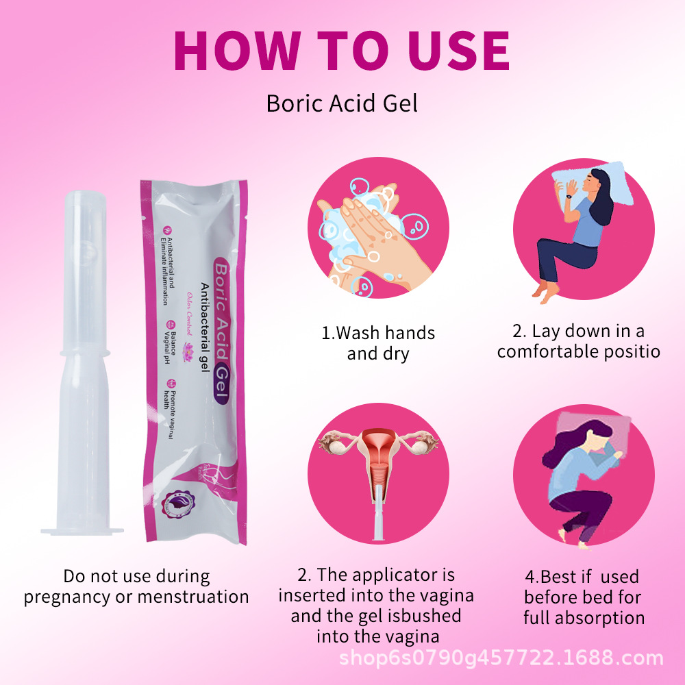 Boric Acid Feminine Gel Balance Healthy Ph Boric Acid Gel